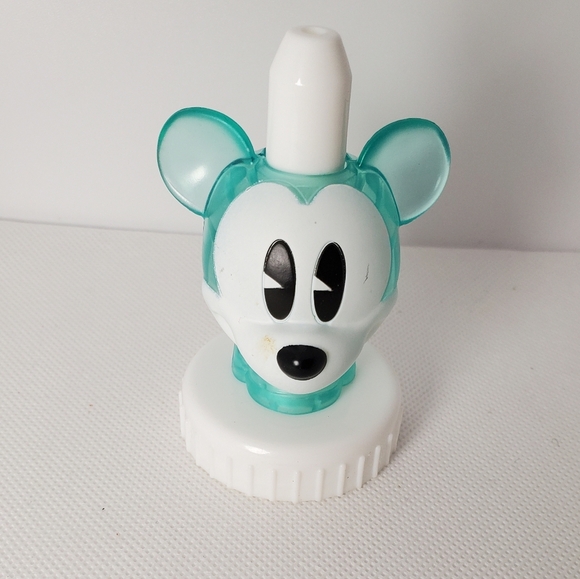 Good 2 Grow Juice Topper Disney Mickey Mouse Blue Translucent Rare HTF - Picture 1 of 3